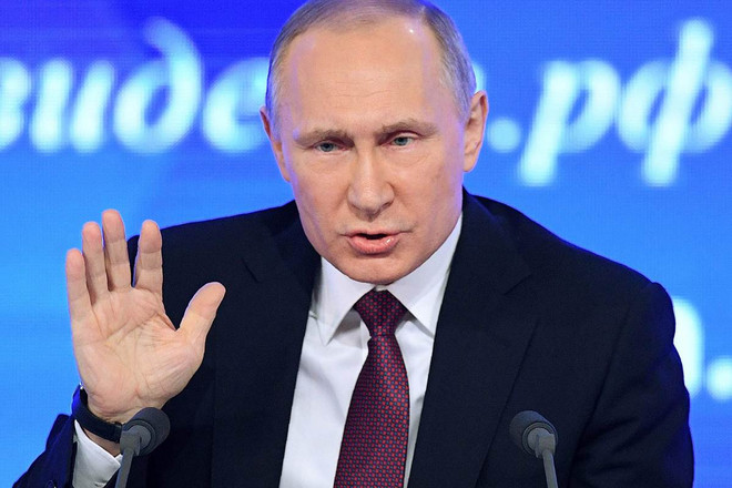 Tổng thống Nga Putin. (Nguồn: NBC News) Những nội dung chính trong cuộc họp báo thường niên của ông Putin ảnh 1