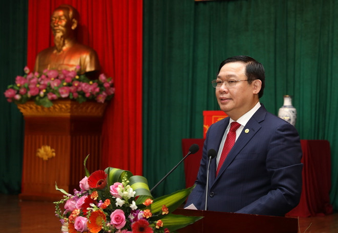 Phó Thủ tướng Vương Đình Huệ 'xông đất' Kho bạc Nhà nước ảnh 1