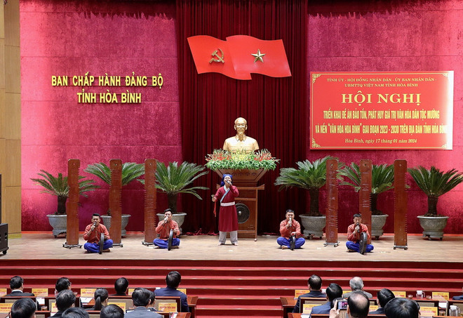 Quang cảnh Hội nghị. (Ảnh: Thanh Hải/TTXVN) ttxvn-van-hoa-hoa-binh-6811.jpg
