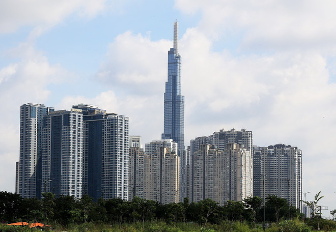 Một góc Thành phố Hồ Chí Minh. (Nguồn: TTXVN) ttxvn_bat dong san tphcm.jpg