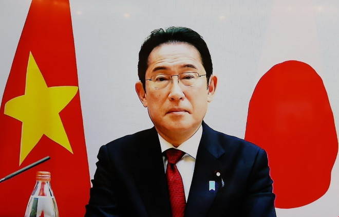 Hình ảnh Tổng Bí thư Nguyễn Phú Trọng điện đàm với Thủ tướng Nhật Bản ảnh 4