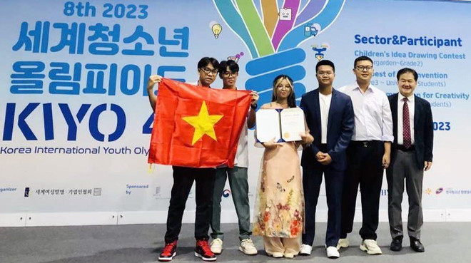 Học sinh Việt Nam đoạt giải Đặc biệt Olympic Khoa học Quốc tế Hàn Quốc ảnh 1