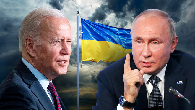 Tổng thống Mỹ Joe Biden (trái) điện đàm với Tổng thống Nga Vladimir Putin liên quan tới vấn đề Ukraine. (Ảnh: Fox News) Nga, Mỹ nhất trí tiếp tục đối thoại để tháo gỡ căng thẳng Ukraine ảnh 1