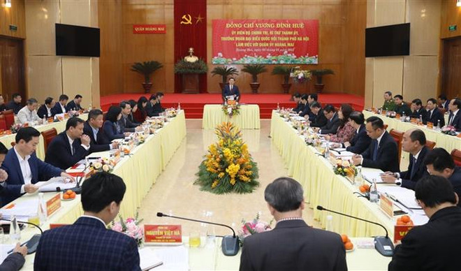 Bí thư Hà Nội: Đưa Hoàng Mai thành một 'cực tăng trưởng' của Thủ đô ảnh 2