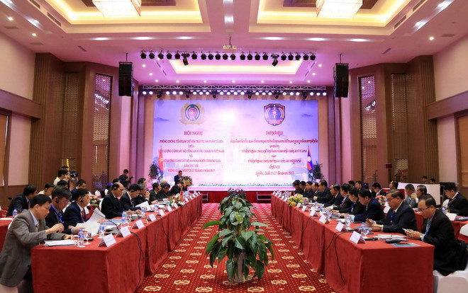 Cảnh sát Việt-Lào hợp tác phòng chống tội phạm xuyên biên giới ảnh 1