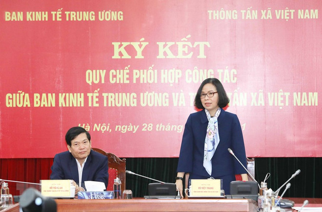 Tăng cường phối hợp công tác giữa Ban Kinh tế Trung ương và TTXVN ảnh 2