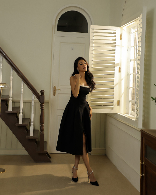 [Photo] Kim Duyên cực quyến rũ, khoe có ‘tin vui’ trong năm mới ảnh 9