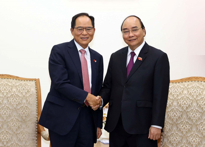 Thủ tướng tiếp đại diện 5 tập đoàn công nghệ cao hàng đầu Hàn Quốc ảnh 1