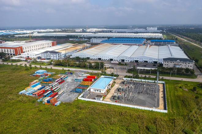 Khu Công nghiệp Long Giang ở huyện Tân Phước, tỉnh Tiền Giang. (Ảnh: Lâm Nguyên/TTXVN) ttxvn_khu cong nghiep 3.jpg