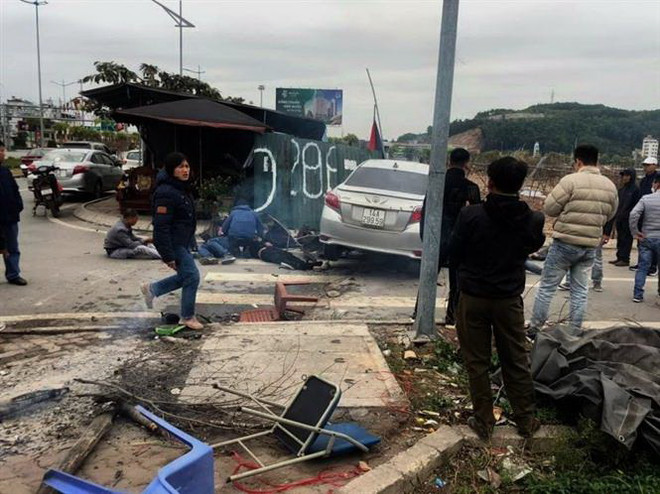 Quảng Ninh: Tài xế lái ôtô lao thẳng vào 5 người đã ra đầu thú ảnh 1