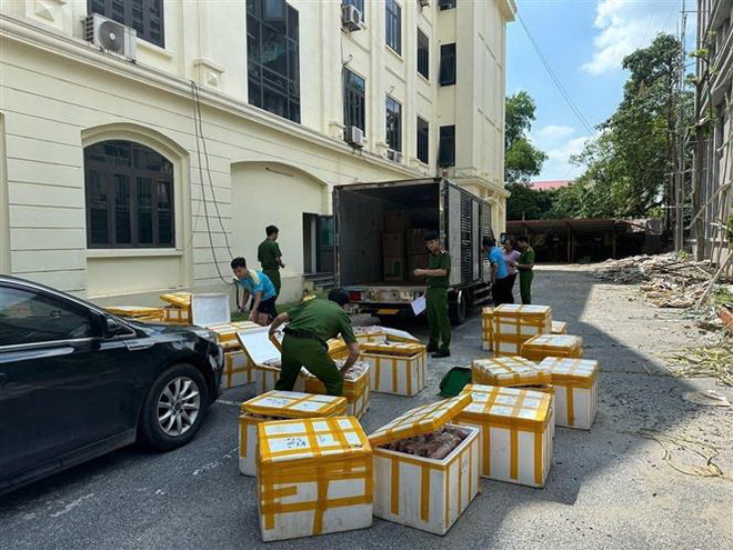 Vĩnh Phúc: Thu giữ hơn 1,2 tấn thực phẩm không rõ nguồn gốc ảnh 1