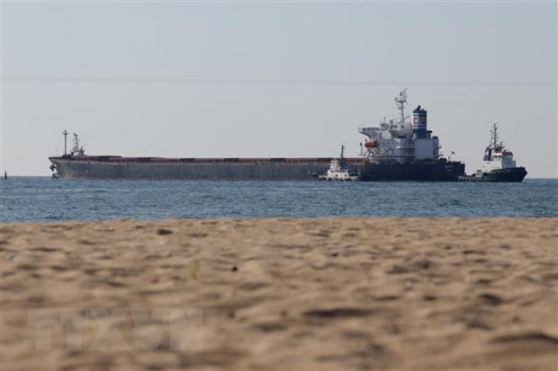 Ukraine: Thêm một tàu rời cảng thành phố Odesa ra Biển Đen ảnh 1