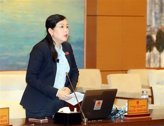 Trưởng Ban Dân nguyện Nguyễn Thanh Hải phát biểu. (Ảnh: Trọng Đức/TTXVN) Kỳ họp thứ 9 của Quốc hội dự kiến diễn ra trong 17,5 ngày ảnh 2