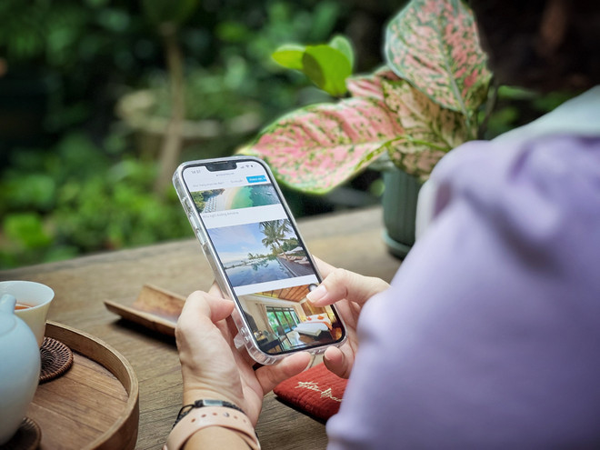 Công nghệ số góp phần thay đổi hành vi tìm kiếm thông tin của khách du lịch. (Ảnh: Mai Mai/Vietnam+) Công nghệ số sẽ thay đổi xu hướng du lịch thông minh Việt Nam thế nào? ảnh 1