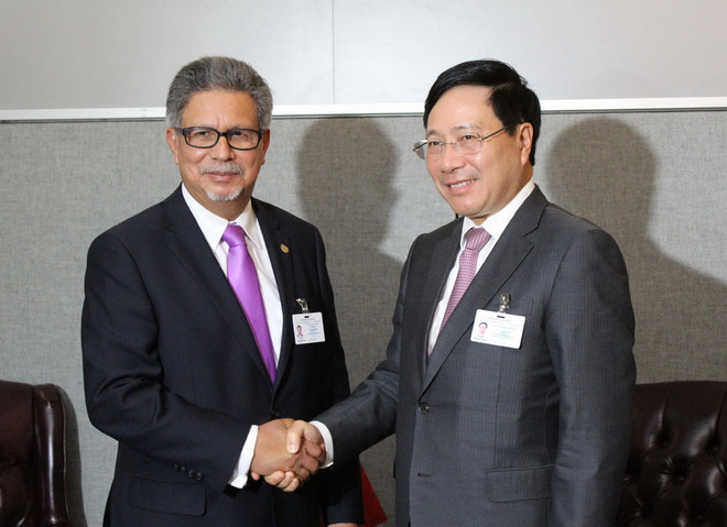 Hoạt động của Phó Thủ tướng Phạm Bình Minh bên lề Đại hội đồng LHQ ảnh 2