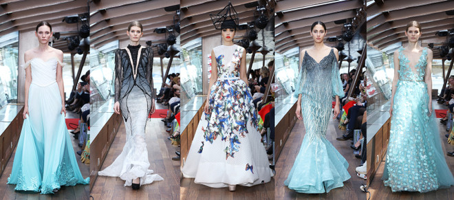 [Photo] Mãn nhãn với show diễn thời trang cao cấp trên sông Seine ảnh 23