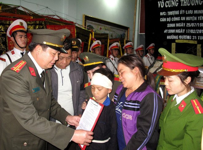 Truy tặng Huân chương cho Thượng úy công an hy sinh ở Hà Giang ảnh 2