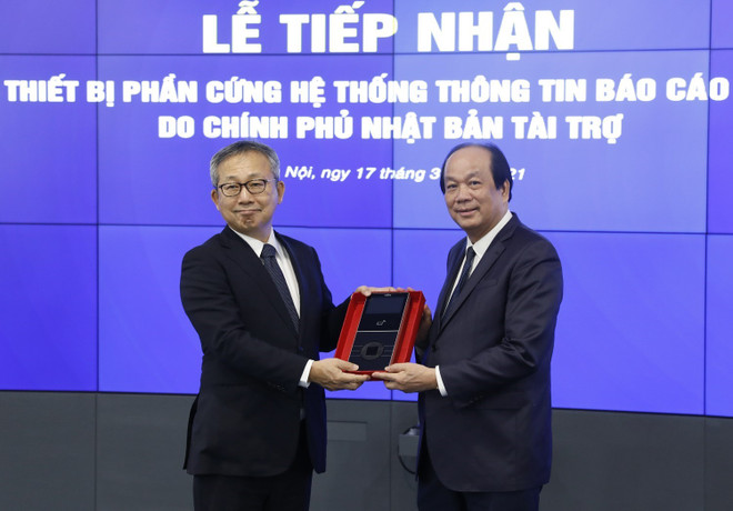 Tiếp nhận tài trợ của Nhật cho Hệ thống thông tin báo cáo Chính phủ ảnh 1