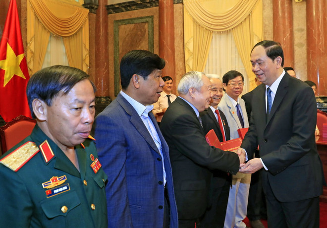 Chủ tịch nước gặp mặt cựu quân nhân tình nguyện giúp Campuchia ảnh 1