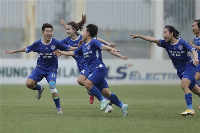 Câu lạc bộ Than khoáng sản Việt Nam giành Cúp Bóng đá Nữ Quốc gia ảnh 1