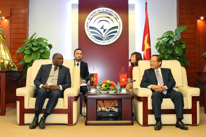 Việt Nam-Angola hợp tác đầu tư viễn thông và công nghệ thông tin ảnh 1