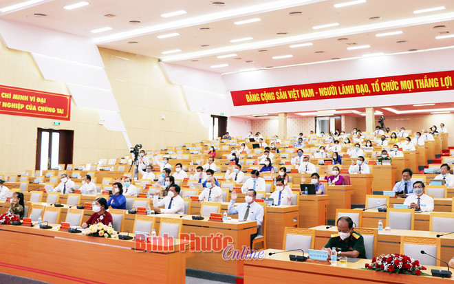 Bầu lãnh đạo chủ chốt Hội đồng Nhân dân và UBND tỉnh Bình Phước ảnh 1