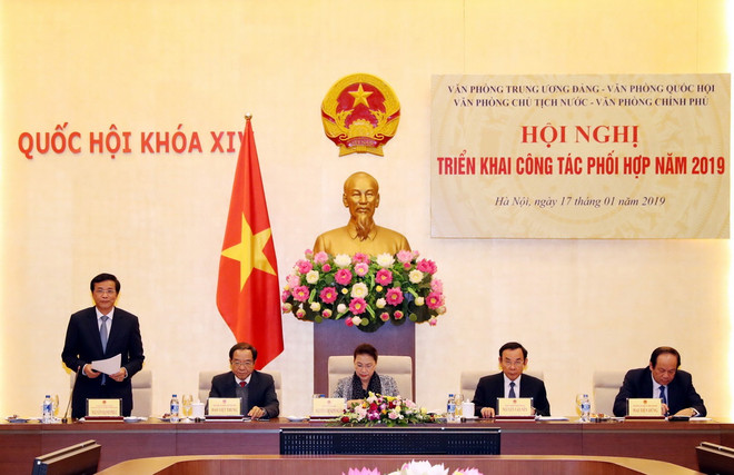 Hội nghị triển khai công tác phối hợp giữa bốn Văn phòng Trung ương ảnh 1