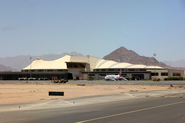 Sân bay quốc tế Sharm El-Sheikh. (Ảnh: Wikipedia) Một số hãng hàng không Nga được cấp phép bay tới Ai Cập ảnh 1