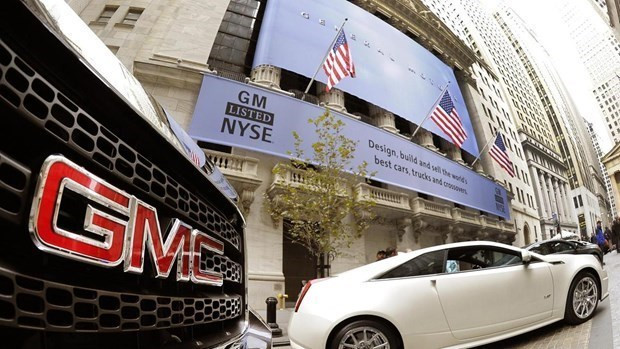 Ảnh minh họa (Nguồn: AFP/TTXVN) General Motors Co: Nguồn cung chip thế giới sẽ dần ổn định ảnh 1