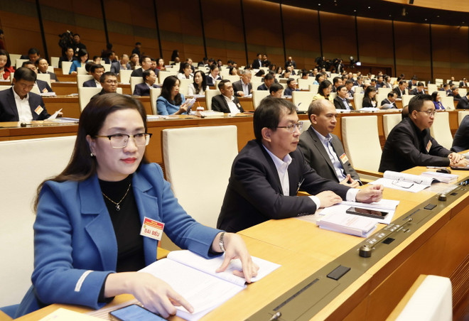 Đại biểu dự Hội nghị. (Ảnh: Thống Nhất/TTXVN) ttxvn-hoi-nghi-toan-quoc-1674.jpg