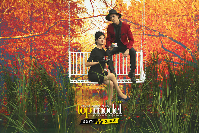 Vietnam’s Next Top Model: Top 10 sợ hãi khi lơ lửng trên mặt hồ ảnh 3