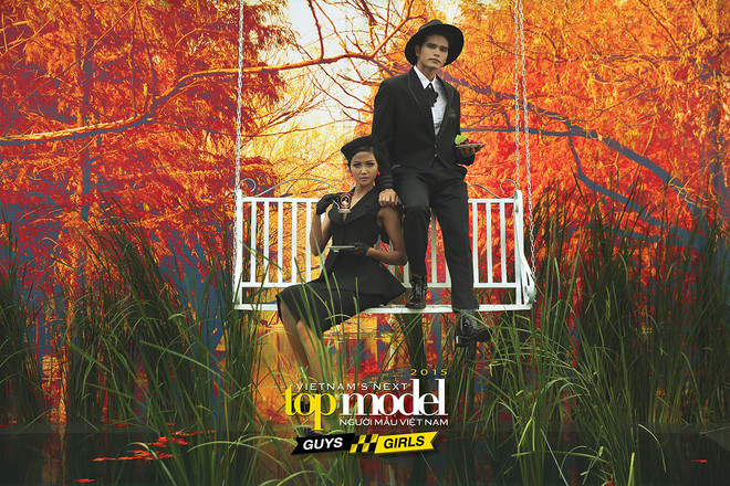 Vietnam’s Next Top Model: Top 10 sợ hãi khi lơ lửng trên mặt hồ ảnh 5