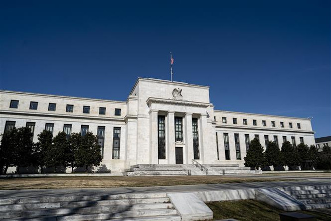 Trụ sở Ngân hàng Dự trữ Liên bang Mỹ. (Nguồn: AFP/TTXVN) Chủ tịch Fed không chắc chắn về khả năng tạm dừng tăng lãi suất ảnh 1