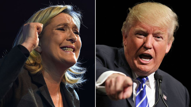 Bầu cử Tổng thống Pháp: Bà Le Pen có phong cách giống ông Trump ảnh 1