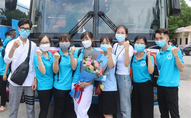 Nhiệt huyết, tự tin lên đường hỗ trợ miền Nam chống dịch COVID-19 ảnh 1
