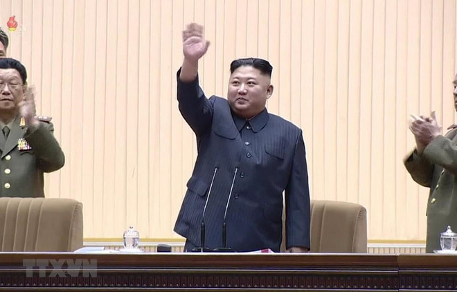 Ông Kim Jong-un được bầu lại làm Chủ tịch Ủy ban Quốc vụ Triều Tiên ảnh 1