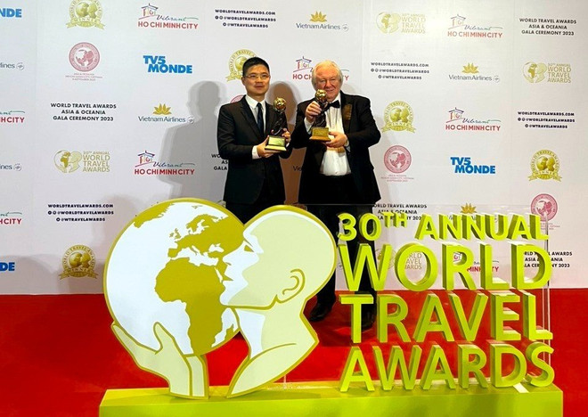 Giải thưởng góp phần tạo động lực phát triển cho du lịch Việt. (Ảnh: PV/Vietnam+) World Travel Awards 2023: “Cơn mưa” giải thưởng cho Việt Nam ảnh 3