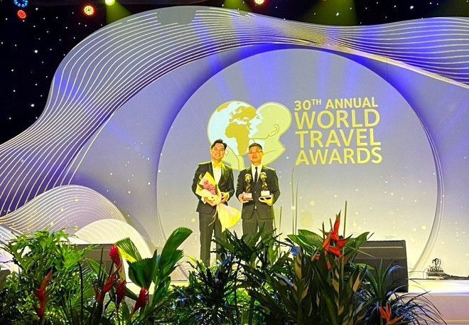 Thành phố Hà Nội nhận 3 giải thưởng quan trọng. (Ảnh: PV/Vietnam+) World Travel Awards 2023: “Cơn mưa” giải thưởng cho Việt Nam ảnh 2