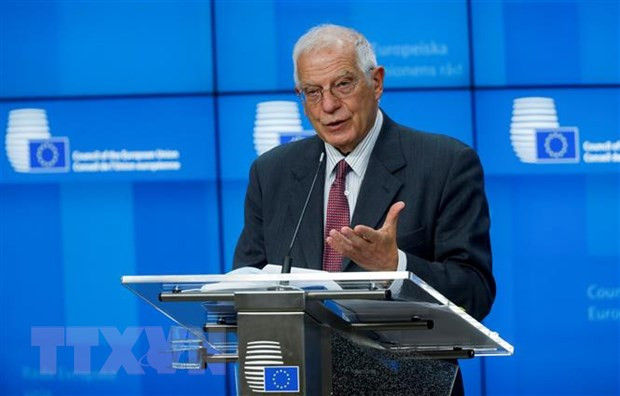 Đại diện cấp cao của EU về chính sách đối ngoại và an ninh Josep Borrell. (Nguồn: AFP/TTXVN) EU cảnh báo thỏa thuận hạt nhân Iran ở vào "thời điểm nguy nan" ảnh 1