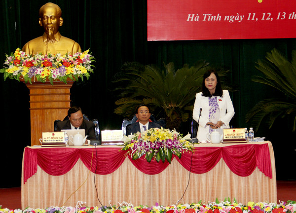 Kết quả lấy phiếu tín nhiệm 28 chức danh lãnh đạo tại Hà Tĩnh ảnh 1