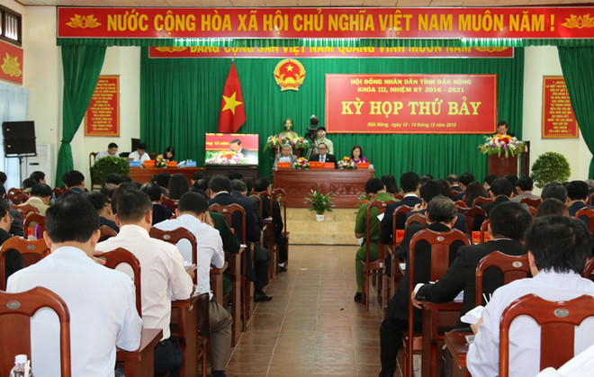 Đắk Nông công bố kết quả lấy phiếu tín nhiệm 30 chức danh lãnh đạo ảnh 1