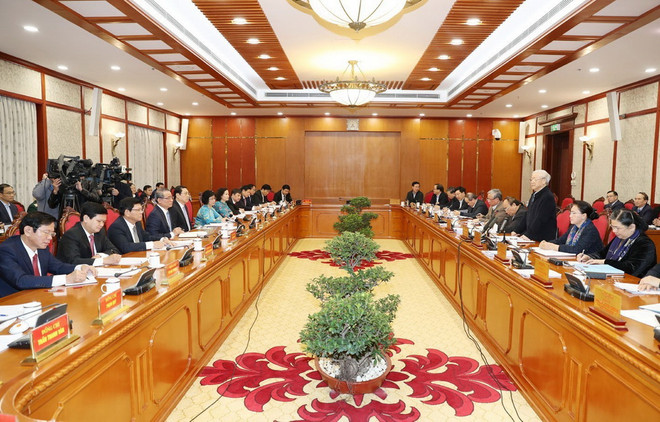 Bộ Chính trị làm việc với Ban Thường vụ Thành ủy Đà Nẵng ảnh 2