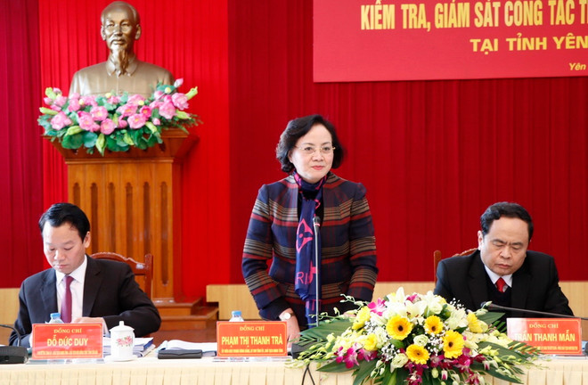 Chủ tịch Ủy ban TW Mặt trận Tổ quốc Việt Nam làm việc tại Yên Bái ảnh 1