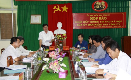 Vĩnh Long xử lý kỷ luật đảng viên có nhiều khuyết điểm, vi phạm ảnh 1