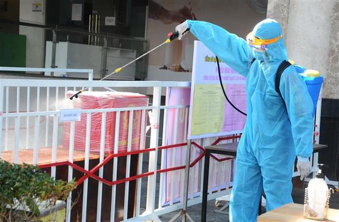 Đà Nẵng diễn tập bầu cử trong khu vực phong tỏa vì dịch COVID-19 ảnh 1