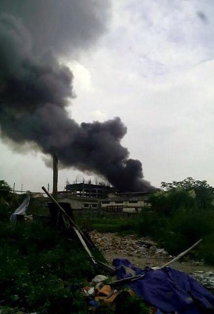 Hà Nội: Cháy lớn tại kho chứa phụ tùng Công ty Ôtô Cơ khí Hòa Bình ảnh 5