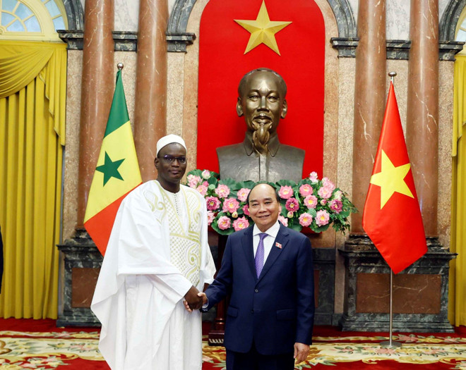 Chủ tịch nước tiếp các Đại sứ Croatia và Sénégal trình Quốc thư ảnh 2