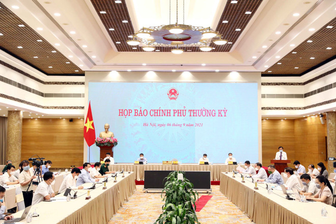 Họp báo Chính phủ: Từng bước khôi phục hoạt động sản xuất, kinh doanh ảnh 2