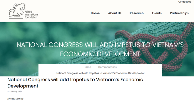 Chuyên gia: Đại hội XIII tiếp thêm động lực phát triển cho Việt Nam ảnh 1