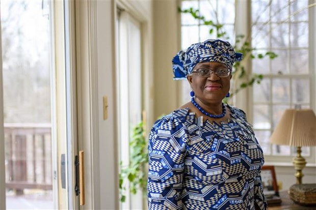 Bà Ngozi Okonjo-Iweala tại Potomac, Maryland, Mỹ, ngày 15/2/2021. (Ảnh: AFP/ TTXVN) Tân Tổng Giám đốc Ngozi Okonjo-Iweala cam kết mang đến luồng gió mới ảnh 1